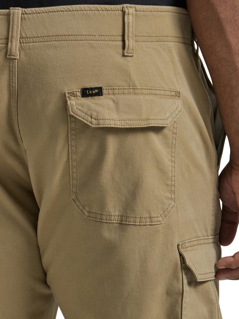 Lee Men's Extreme Motion Twill Cargo Pant Oscar Khaki 40W x 30L - Image 5